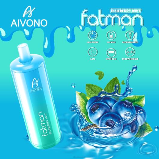 menta de arándanos Aivono FATMAN 6800 TRF422 | Aivono Mexico